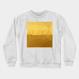 Light Goldenrod Abstract Low Polygon Background Crewneck Sweatshirt